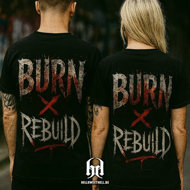 Burn X Rebuild - T-shirt unisexe