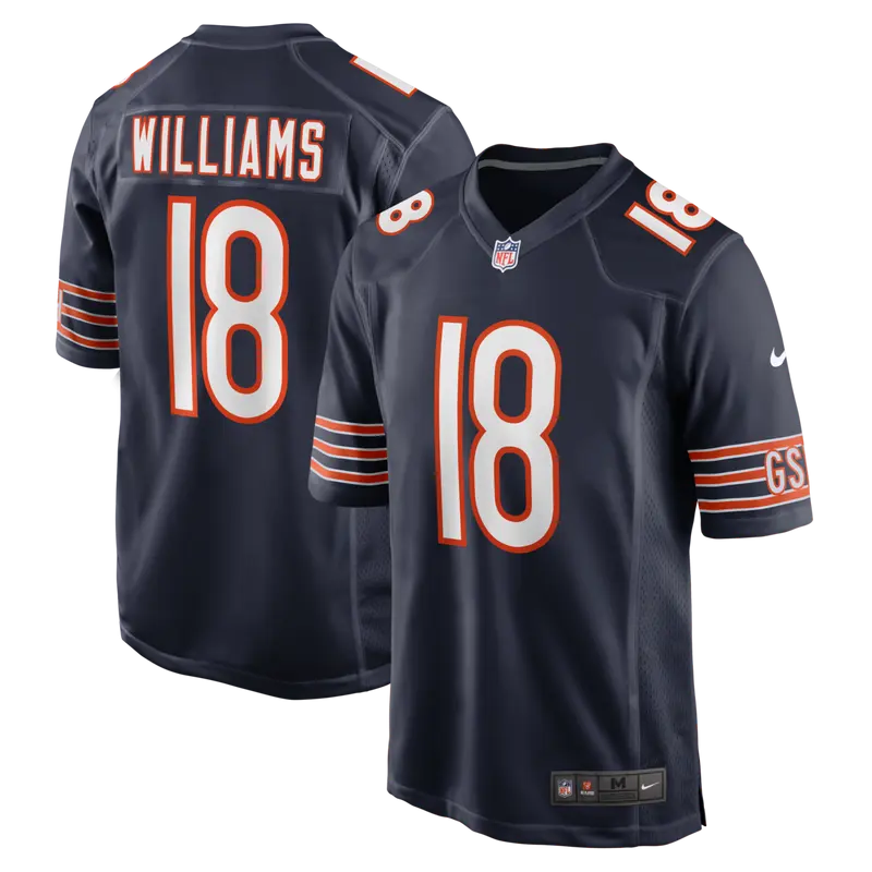Caleb Williams Chicago Bears Home NFL Game Jersey Nike