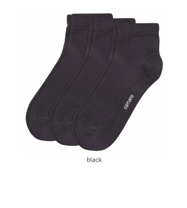 Camano Ca-Soft - Quarter Sokken - Verschillende Kleuren 3 Pack