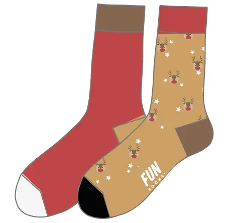 Camano - Fun Socks Kinderen / Soft Fog 2 Pack