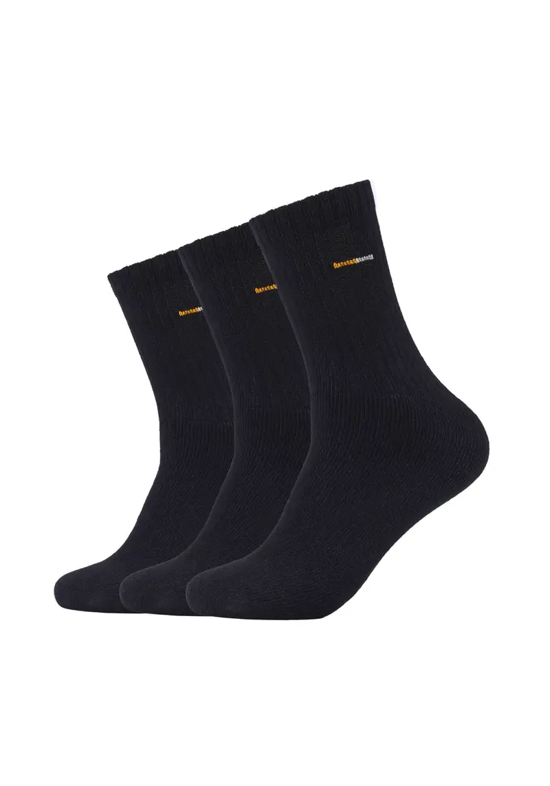 Camano - Sport - Tennis Sock Cotton / Zwart - Wit - Grijs - Navy 3 Pack