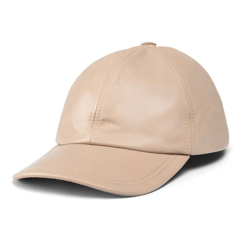 Cap - Bram - Beige - Leather