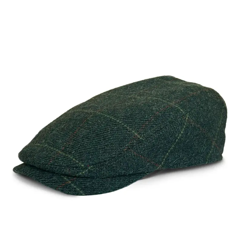 Cap - Tommy - Green / Mustard / Orange check