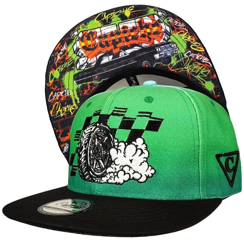 Capiche Drift Snapback - Green Ombre