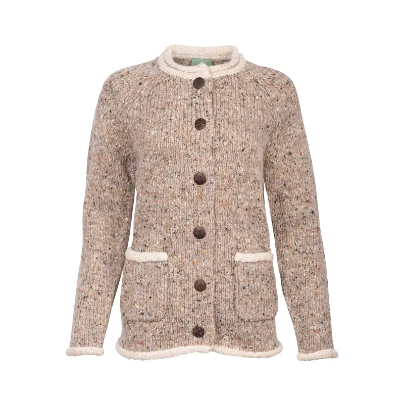 Cardi Donegal contrast