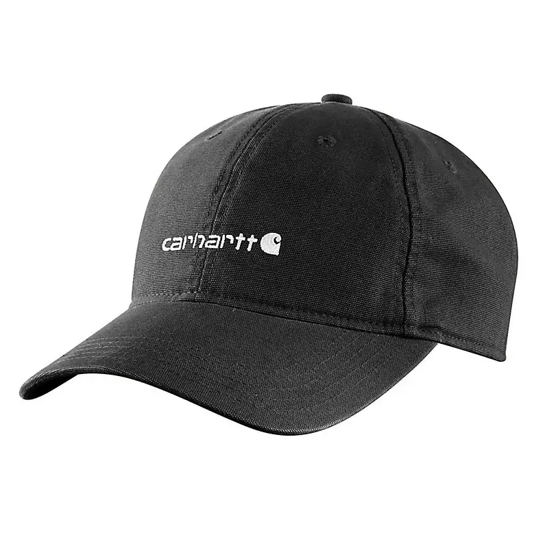 Carhartt Canvas Embroidered Graphic Cap Black
