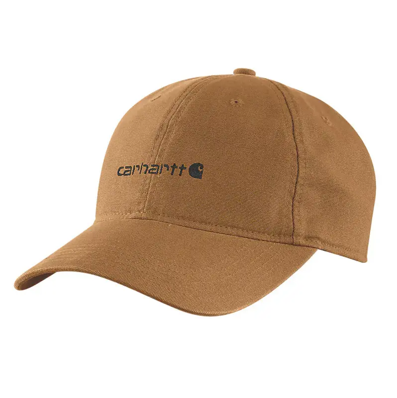 Carhartt Canvas Embroidered Graphic Cap Brown