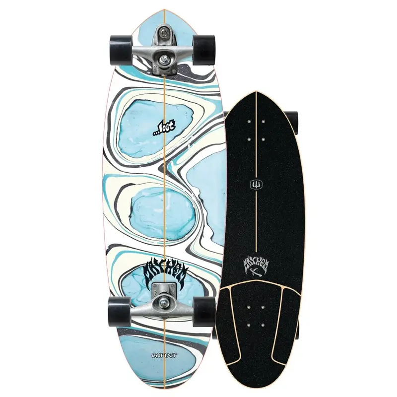 Carver X Lost Quiver Killer 32" Surf Skate Complete - Trucks C7 Raw