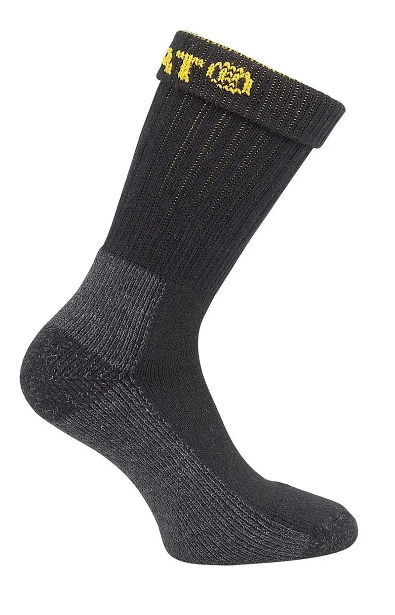 CAT Industrial Work Sock / Zwart 2 Pack