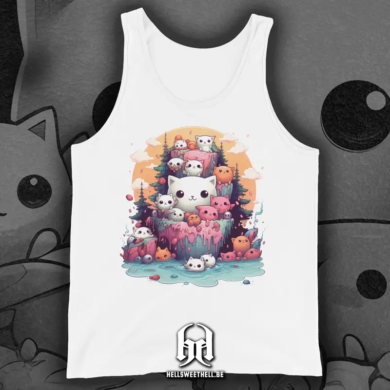 Chats Kawaii - Débardeur unisexe