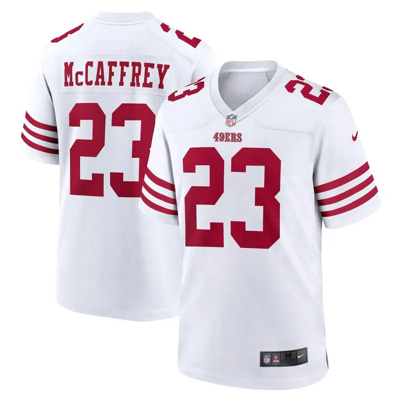Christian McCaffrey San Francisco 49ers NFL Game Jersey Road Nike