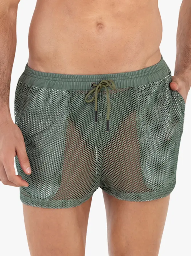Clever Moda Cool Atleta Short Green