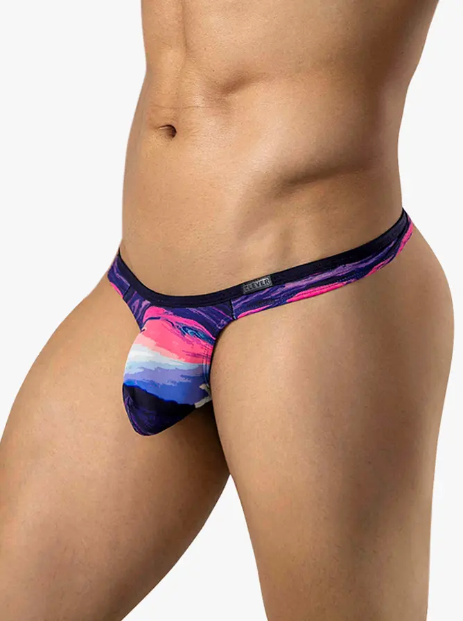 Clever Moda Desert Thong Multi Purple