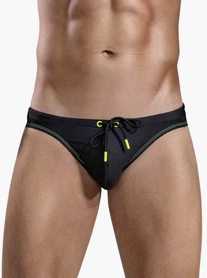 Clever Moda Malibu Swimsuit Asoleadora Black