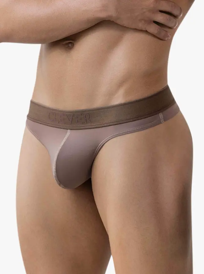 Clever Moda RAW Thong Brown