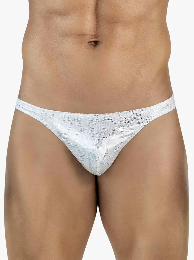 Clever Moda Sensorial Diamond Thong Silver