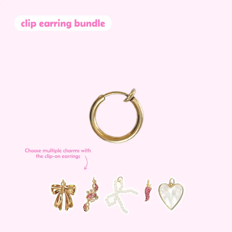 Clip Oorbel Bundle Gold