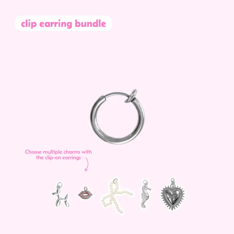 Clip Oorbel Bundle Silver