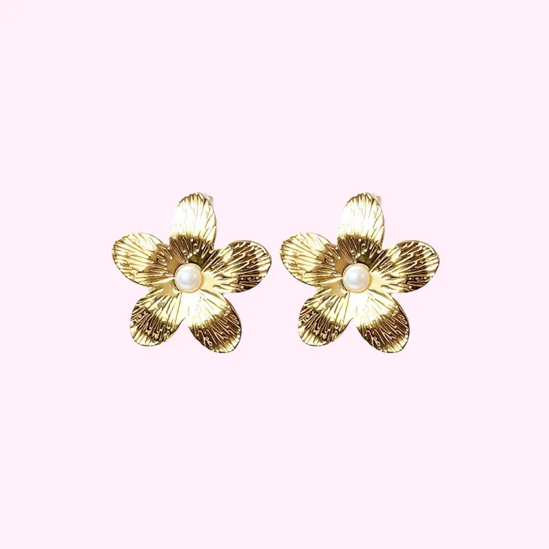 Clip Oorbellen Flower Party