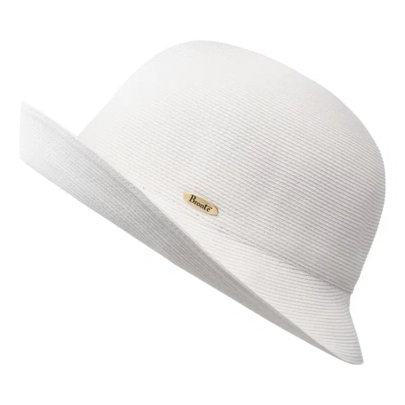 Cloche Hat - Diana - White - Travel Hat