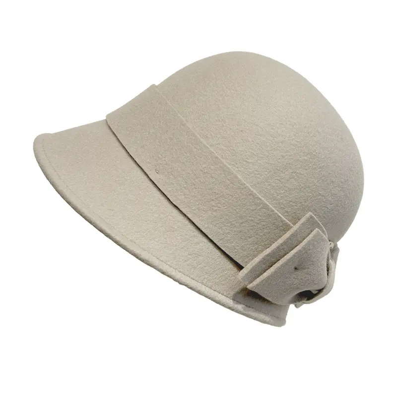 Cloche Hat - Sophia - Beige