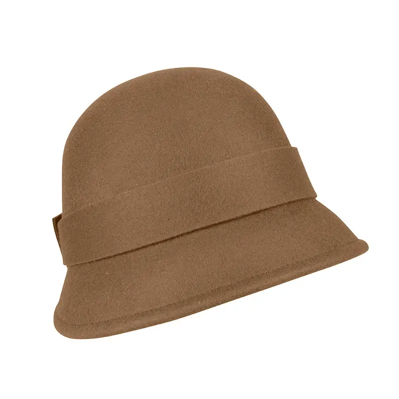 Cloche hat - Sophia - camel