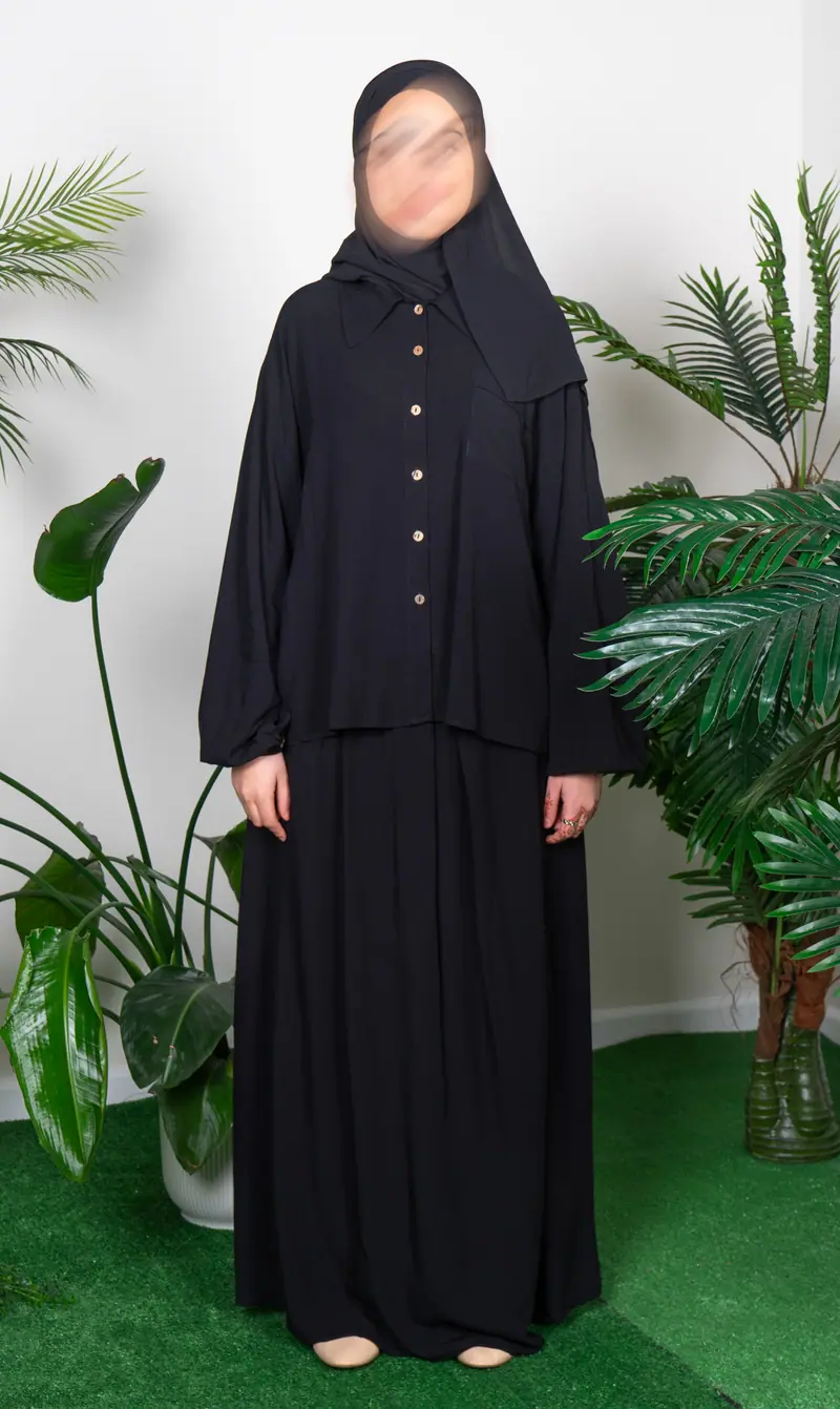 Co- ord set Rayon - Black