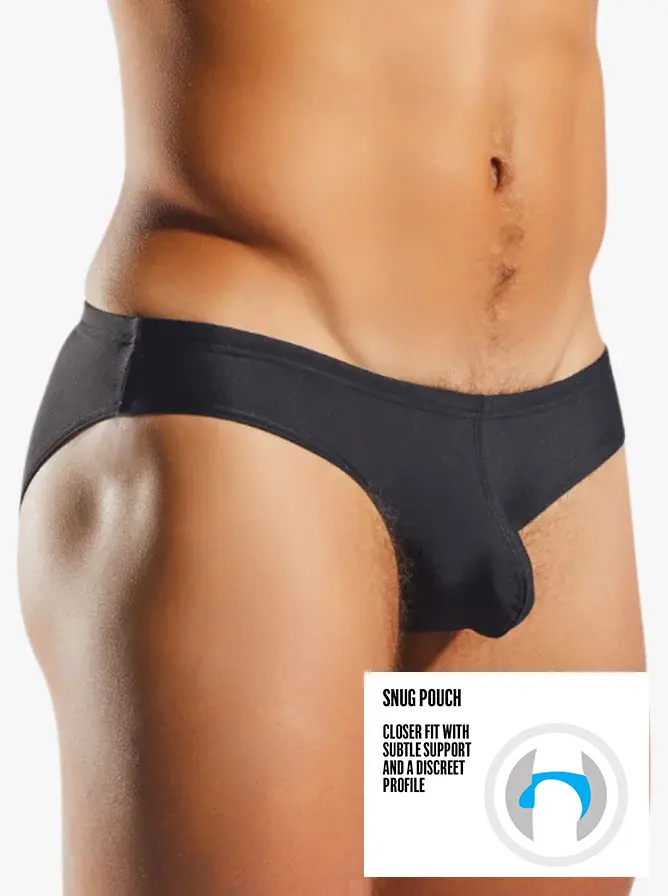Cocksox CX04 Drawstring Swim Brief Jet Black