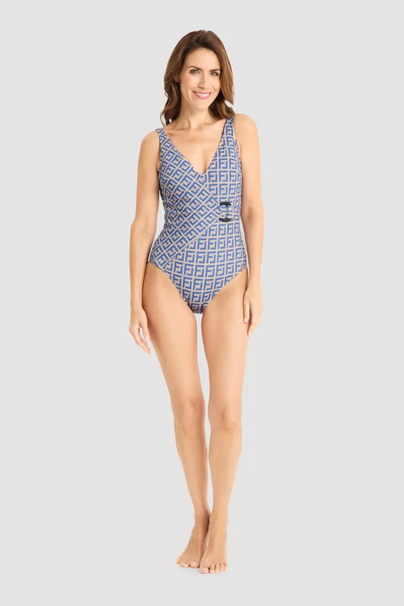 Colourblocking Badpak 3265041 Atlantic Blue
