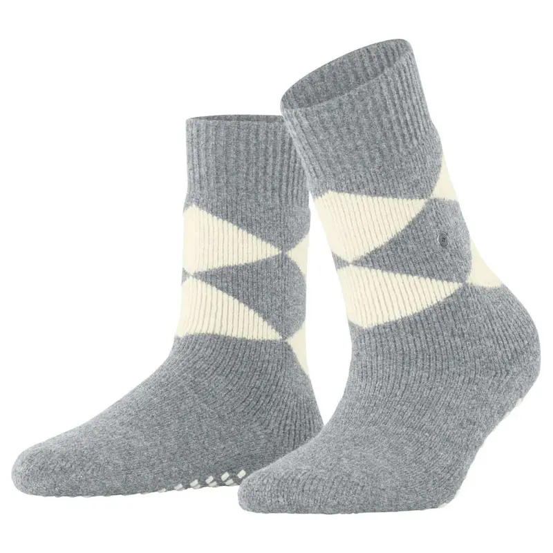 Cosy Argyle Merino Huissokken Dames