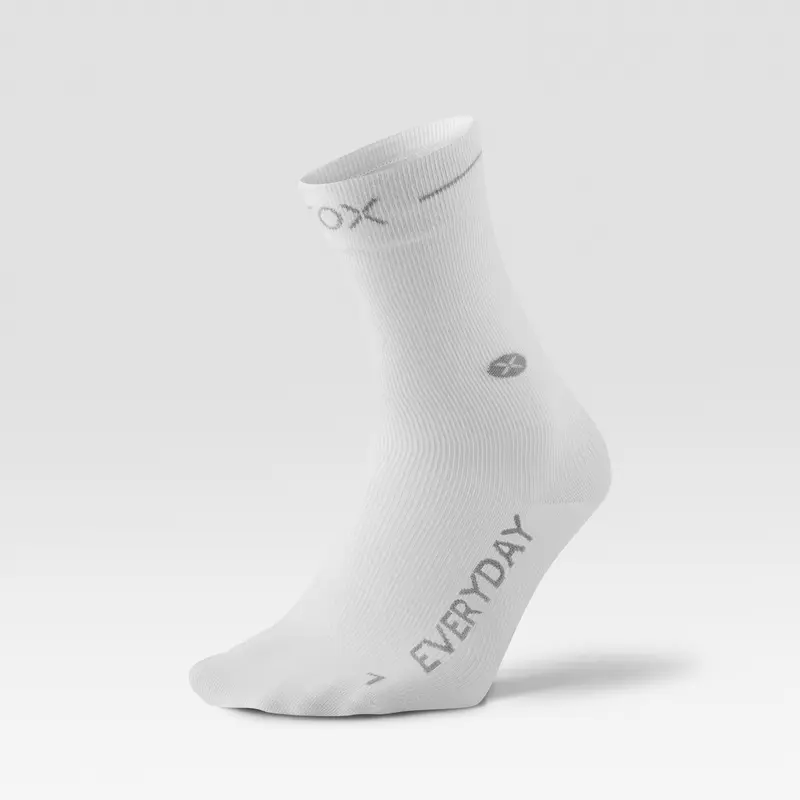 Cotton Everyday Ankle Socks Men | White / Grey