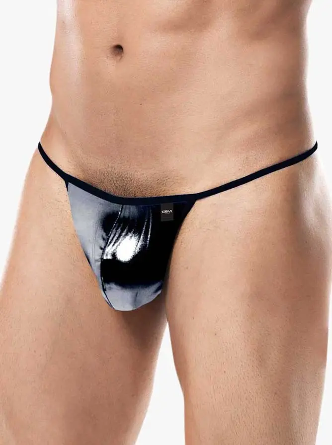 Cut4Men C4M02 G-String Black Skai
