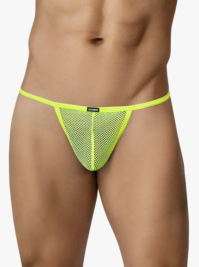 Cut4Men CHROM4TIC G-String Neon Lime Mesh