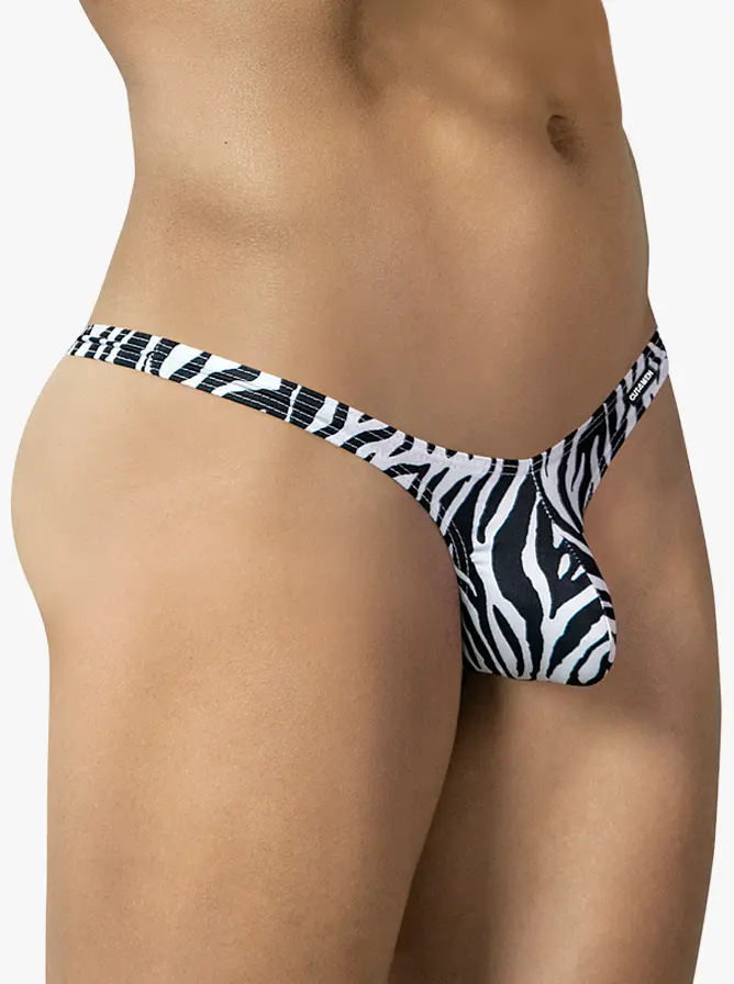 CUT4MEN R4VAGE Thong Zebra