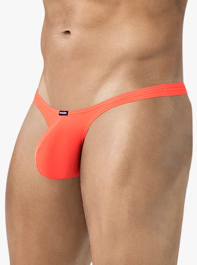 CUT4MEN SP4NDEX GLOW Thong Bulge Plus Tangerine
