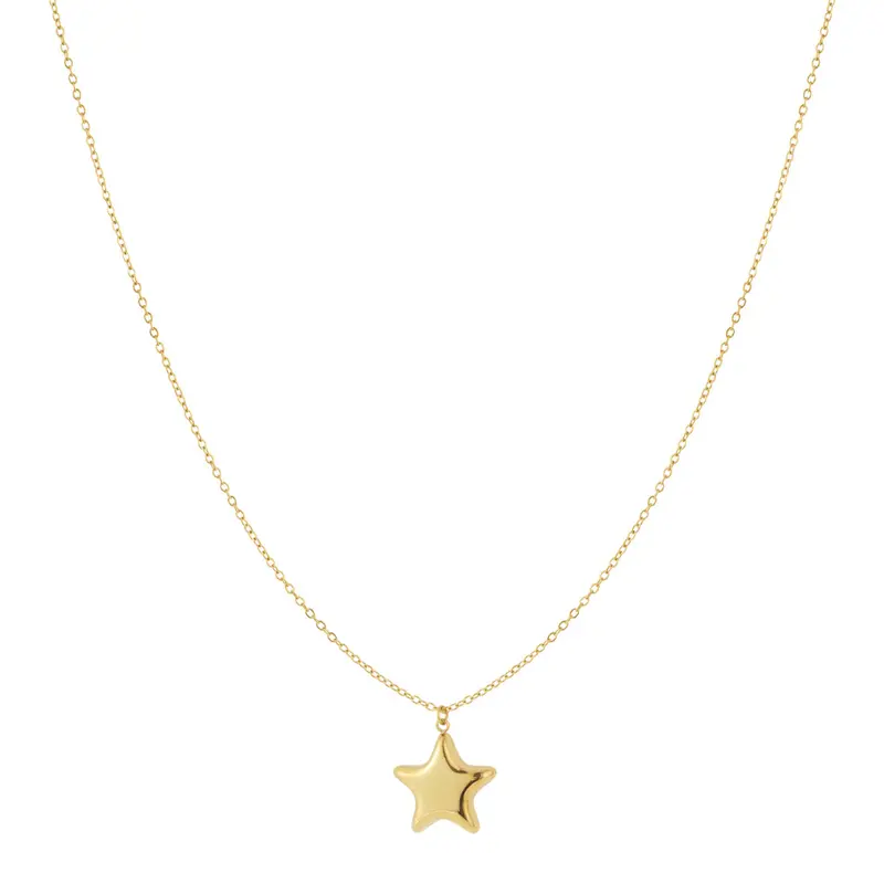 Cute Star Zwangerschapsketting Goudkleurig