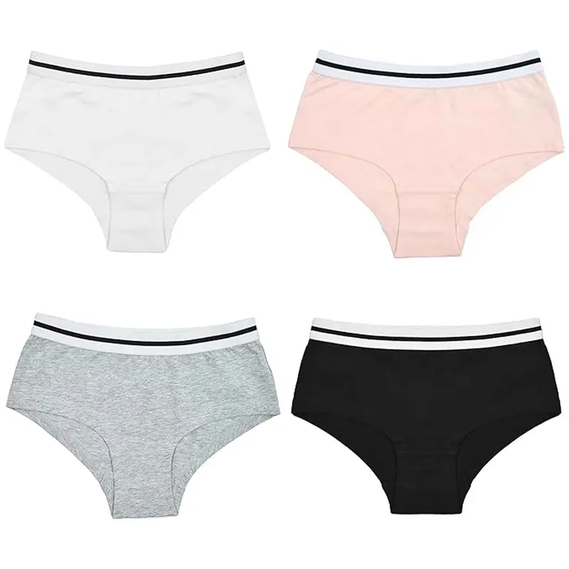 Daisy Dreamer Pack Of 4 Girls Cotton Comfort Fit Shorts Underwear Breathable Stretchy