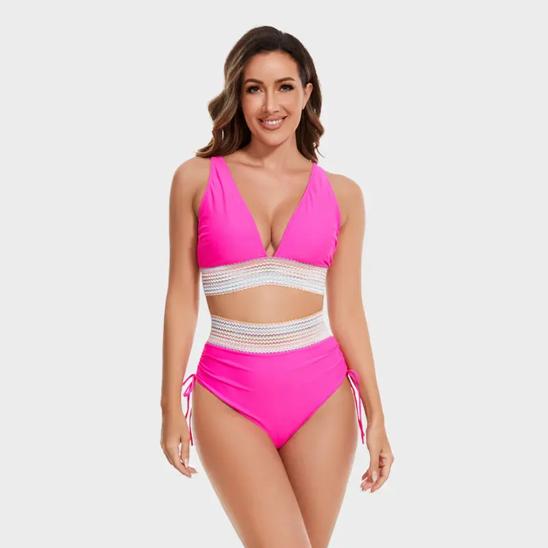 Dames Bikini Set met Hoge Taille