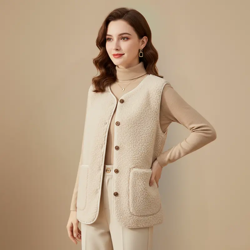 Dames Fleece Vest – Mouwloos Warm Design