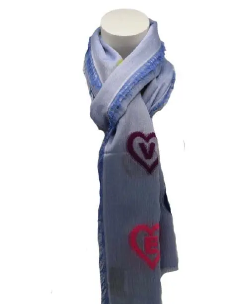 Dames sjaal blauw
