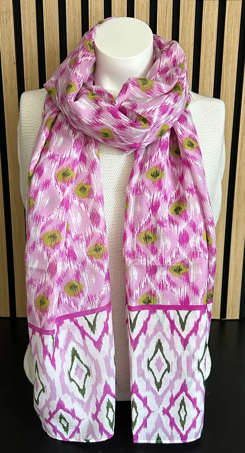 Dames sjaal roze-paars