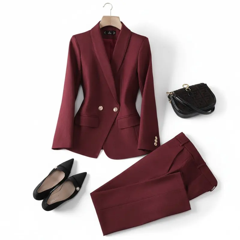Damesblazer met Dubbele Knoopsluiting