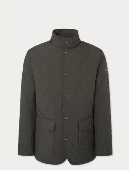 Dark green outdoor jacket Hackett - HM403225/678