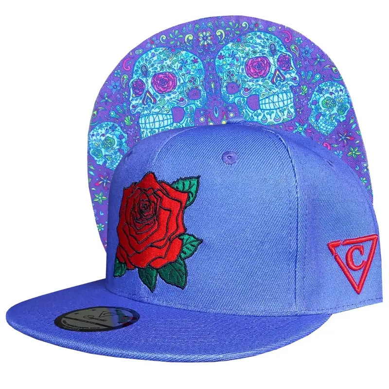 Day Of The Dead 1 Snapback - Purple