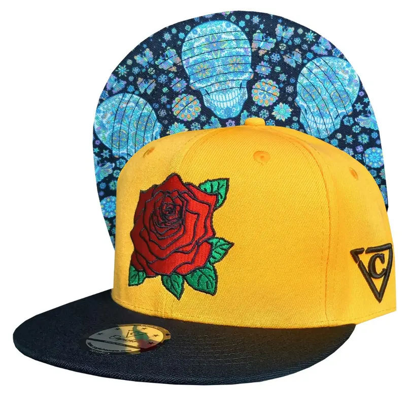 Day Of The Dead 2 Snapback - Yellow