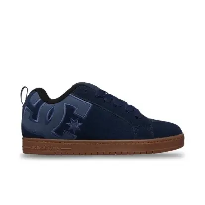 DC Shoes Court Graffik Skateschoen Nubuck Dark Navy
