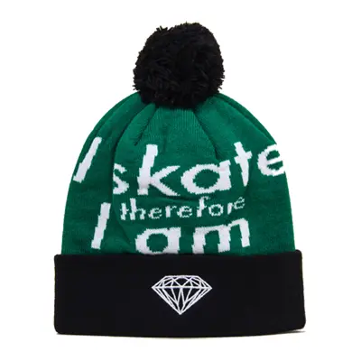 Diamond Supply I Am Fold Beanie Black/Green