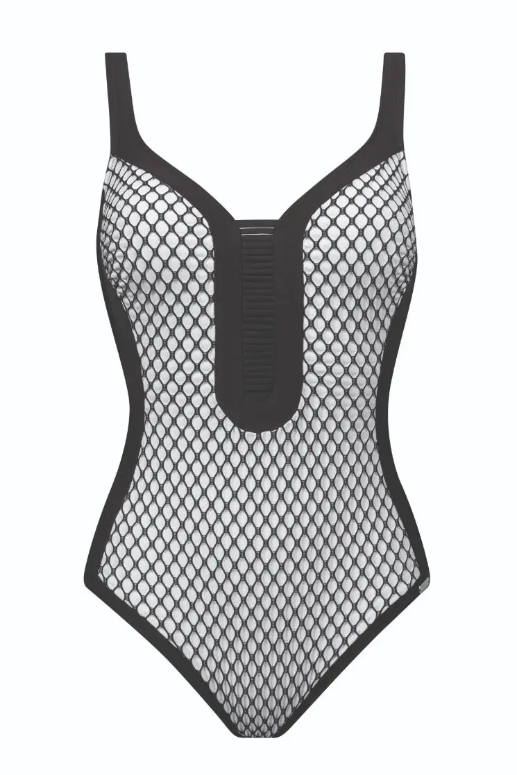 Dimension Badpak 1111/740/077 zwart/wit
