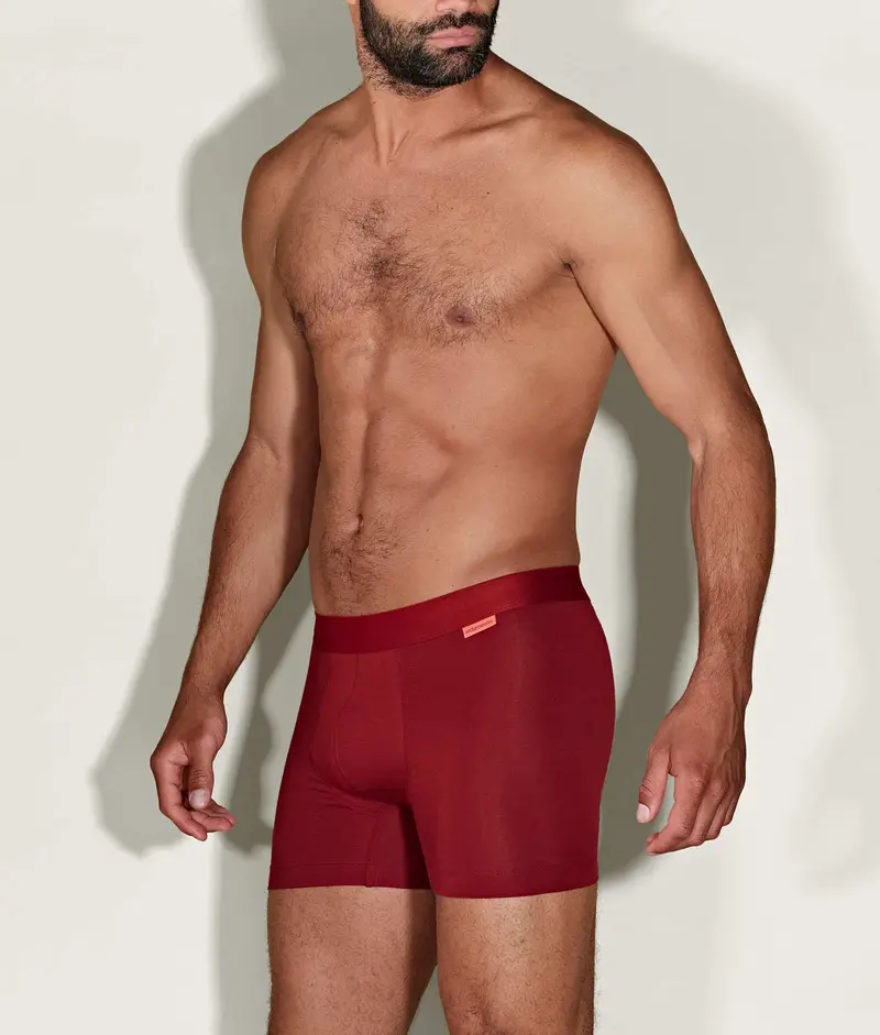 Donkerrode Boxershort Reef Clay