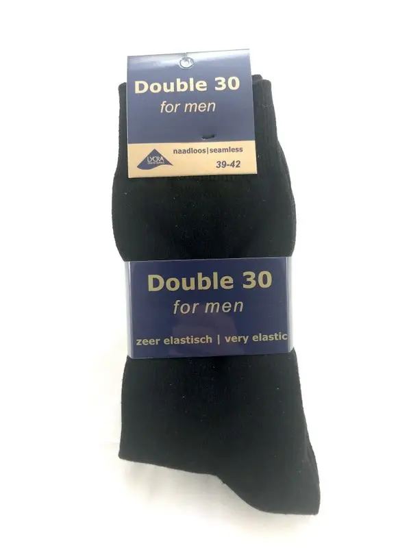 Double 30  Herensokken - Meerdere kleuren    3 Pack